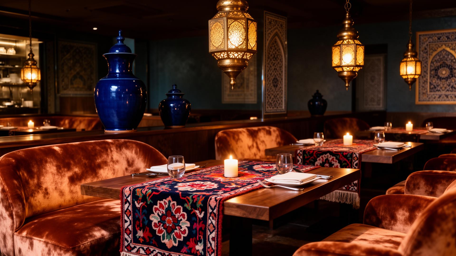 Interior of Samarkand Terrace